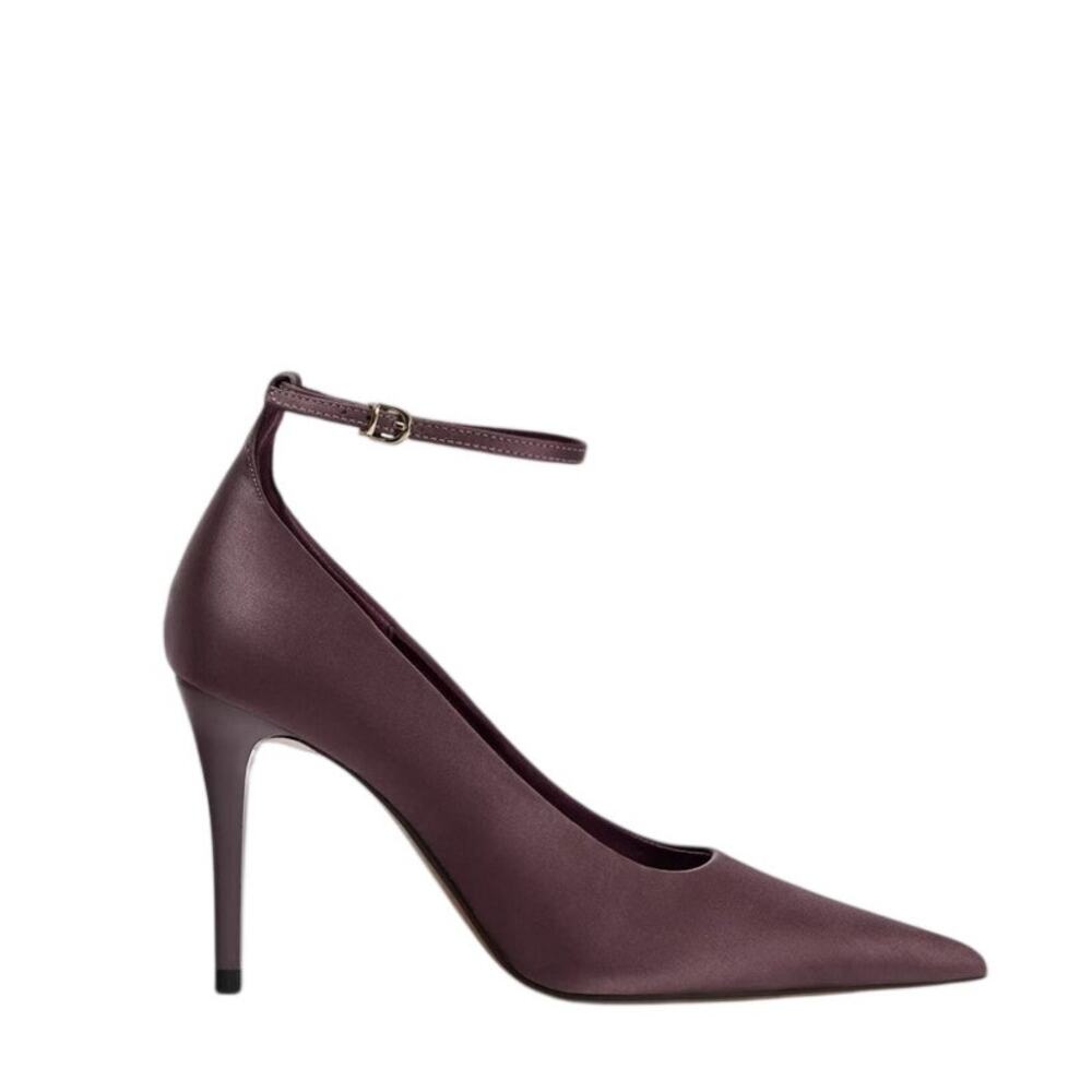 ZARA 2252/410 SATIN EFFECT PUMPS PINK WOMENS SIZE 9 40